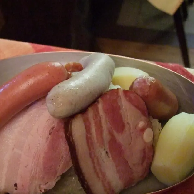 Choucroute garnie, photo de la maison