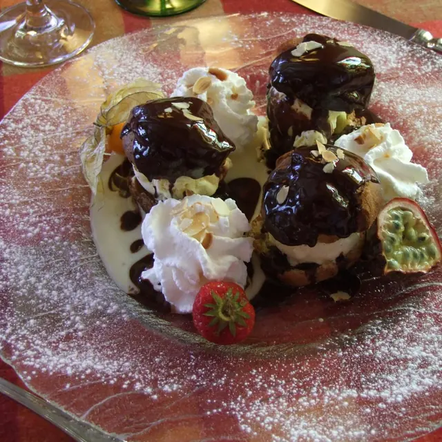 Profiteroles glacées, photo de la maison